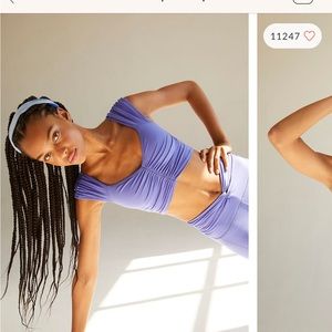 Breath deeper crop top. Free people work out tank. Never worn new with tags